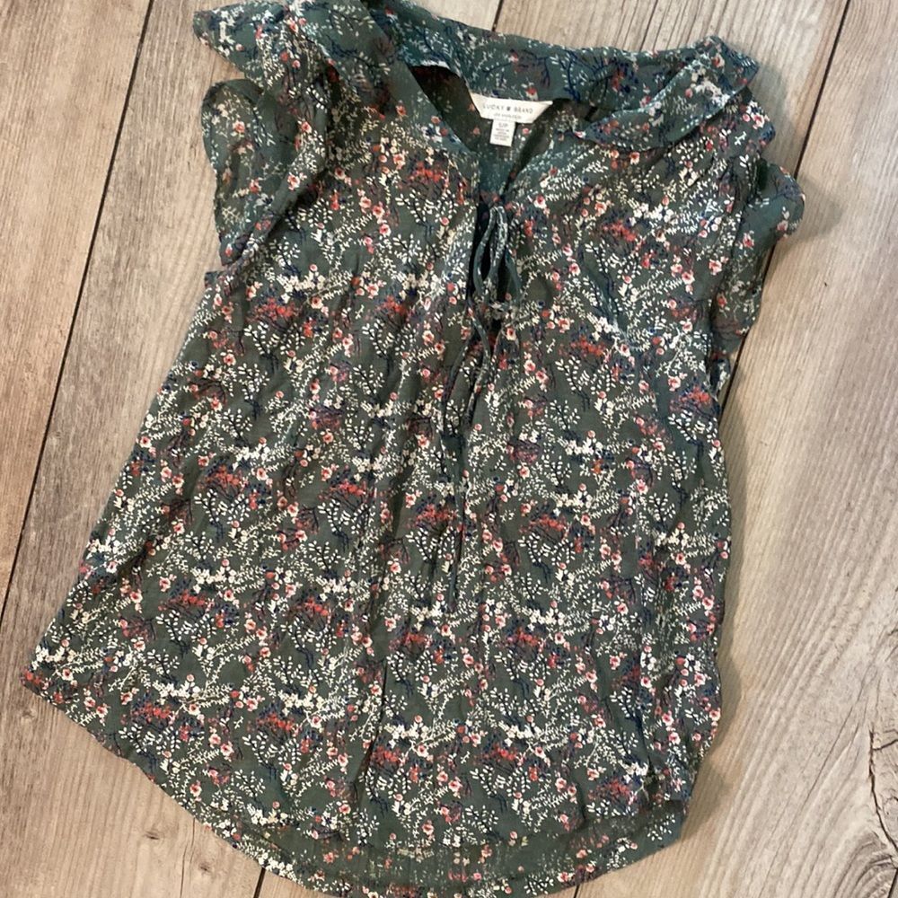 Lucky Brand Blouse Size Small Tank
